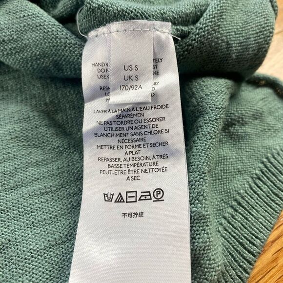 Free People Sage Green/Blue Relaxed Knitted Tank Size Small - Picture 7 of 8